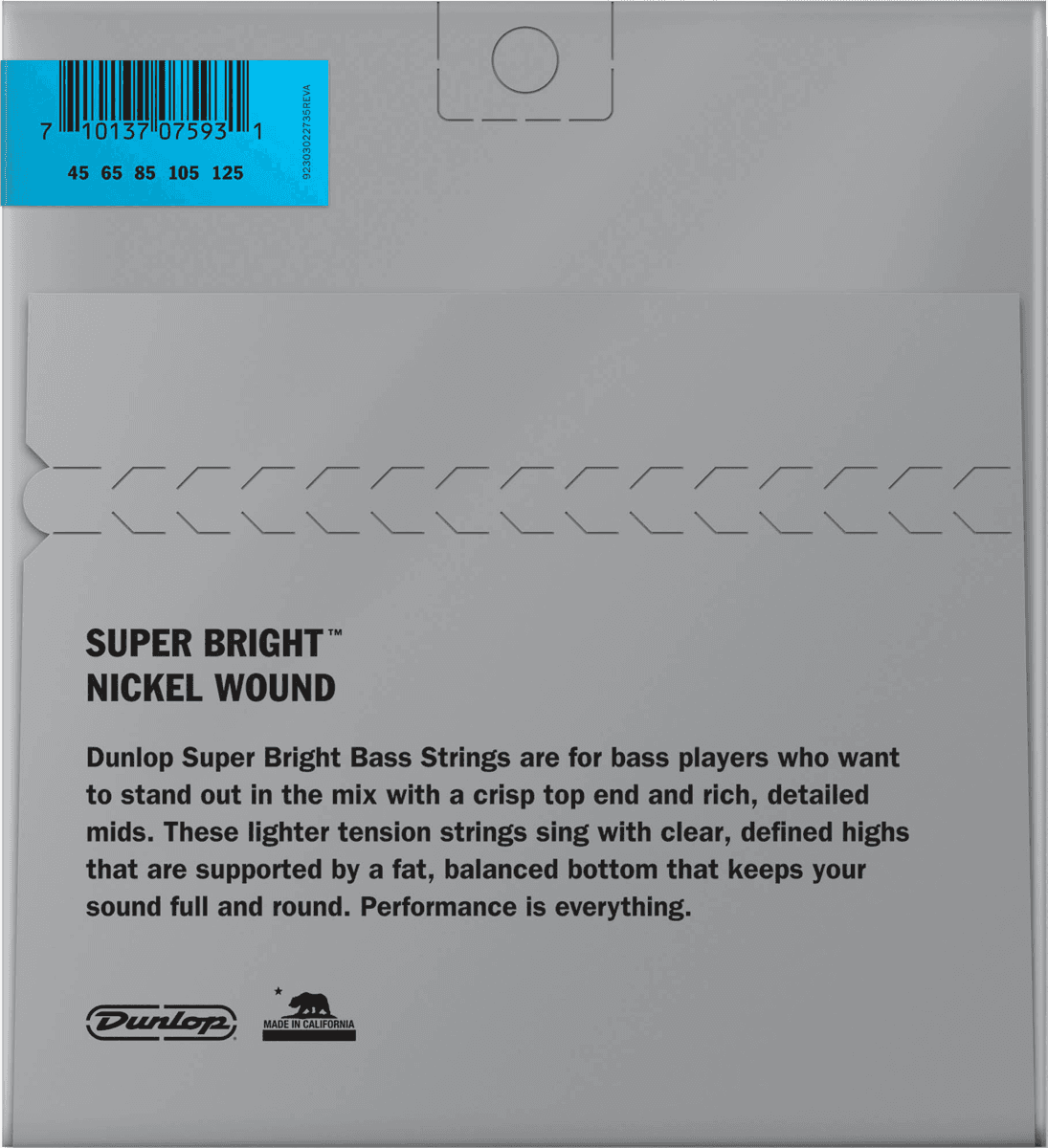 DBSBN45125 Nickel Wound Nickel Plated Steel Medium 5C 45-125