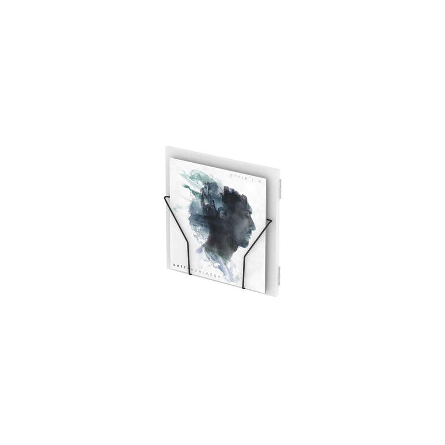 Record Box Display Door White