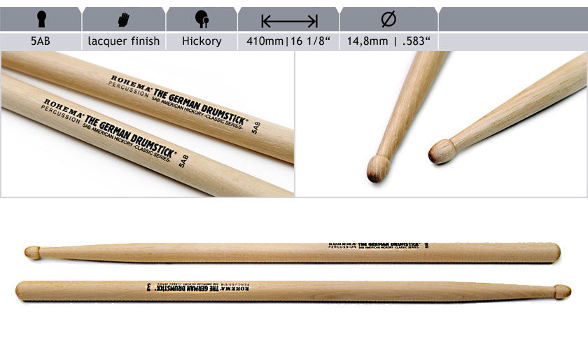 CLASSIC 5AB HICKORY