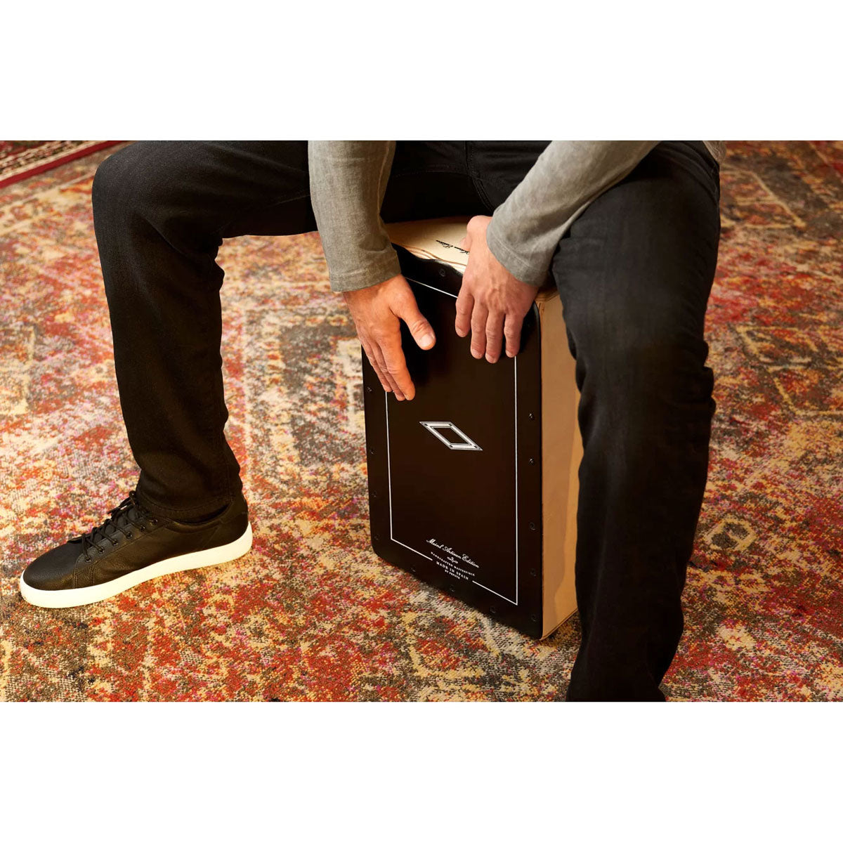 Paesldob - Cajon PRE-amplifie Artisan Olive Burst - Reconditionné