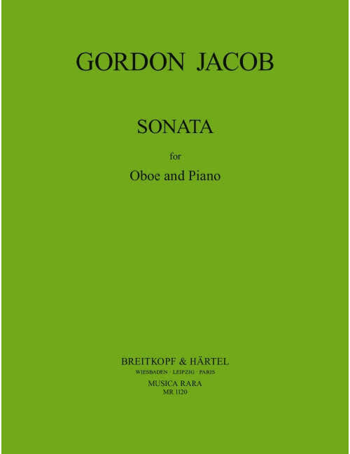 Jacob - Sonata - Hautbois et Piano