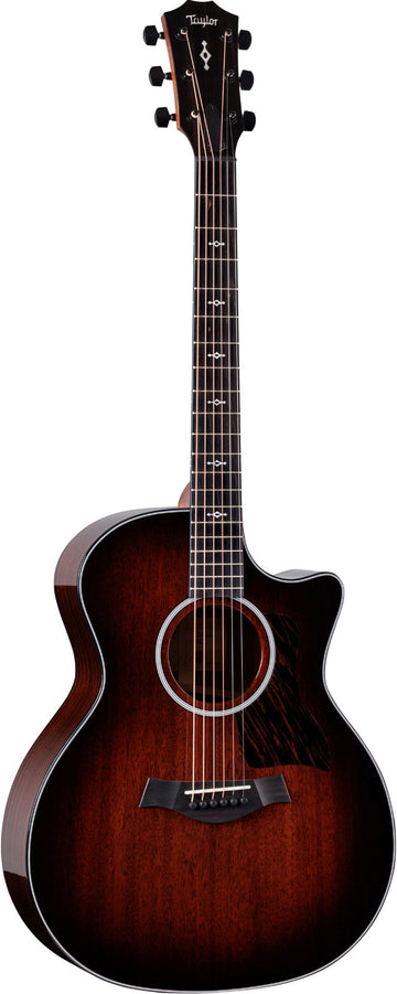 324ce Next Generation tropisch mahonie bovenblad Shaded Edgeburst Grand Auditorium