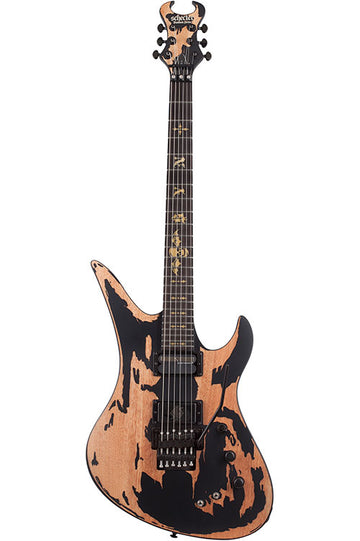 Synyster Gates Custom Relic Floyd-Rose Sustainiac Pickup - Distressed Satin Black