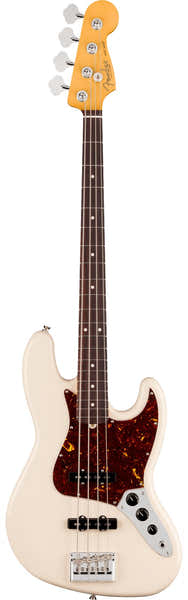 Fender Jazz Bass American Professional, RW Olympisch wit