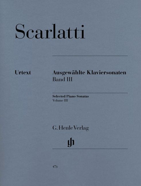 Scarlatti D. - Selected Piano Sonatas Volume Iii