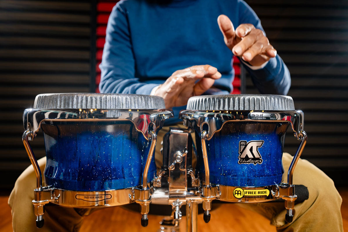 WKT400BW - Artist Bongo William " Kachiro" Thompson 7" & 8 1/2" Blue Wave