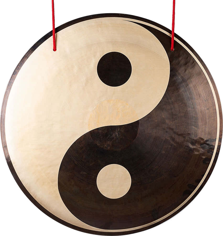 Wind Gong Yin & Yang 28"