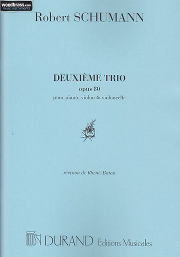 Schumann - Trio Op 80 N 2 - Violon/violoncelle/piano