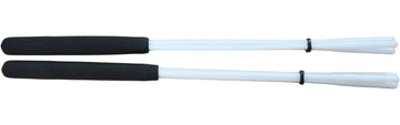 C-BT09 Tamborimstok met 3 uitlopende strengen, wit, 36 cm - hard