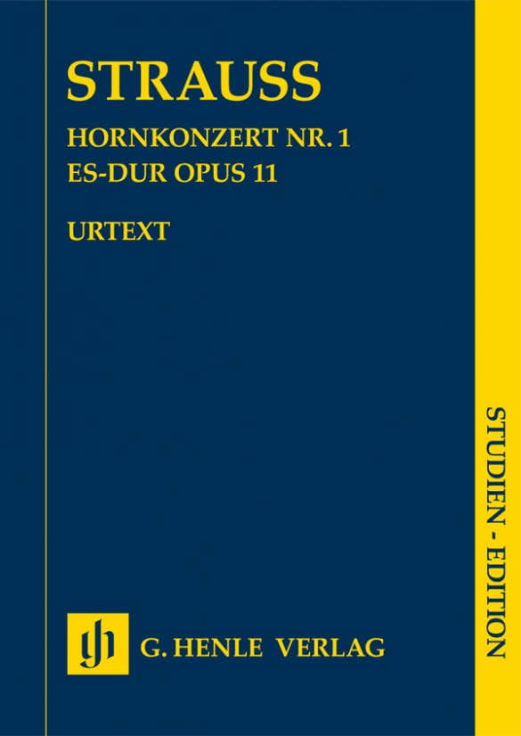Strauss Richard - Concerto Horn Cor N°1 - Op.11 - Score
