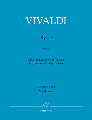 Vivaldi A. - Kyrie RV 587 - Vocal Score