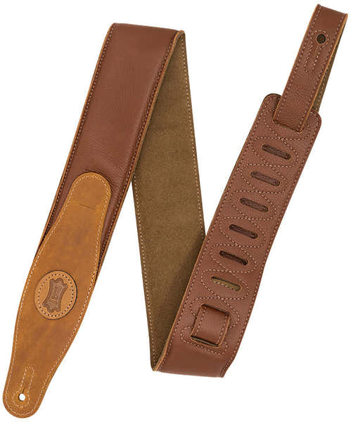 Gewatteerd Leer 6,35cm - Tan-Zand
