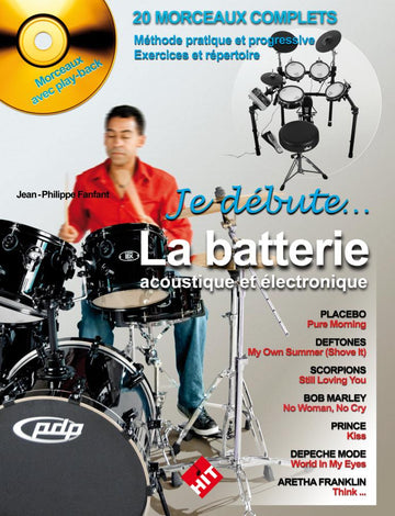 Fanfant J.P. - Je Debute La Batterie +CD