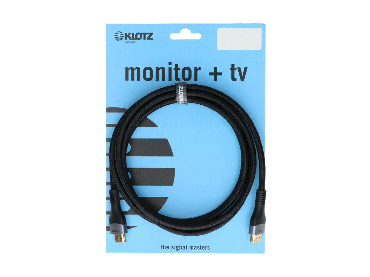 HDMI 2.1 Kabel PVC zwart 3m