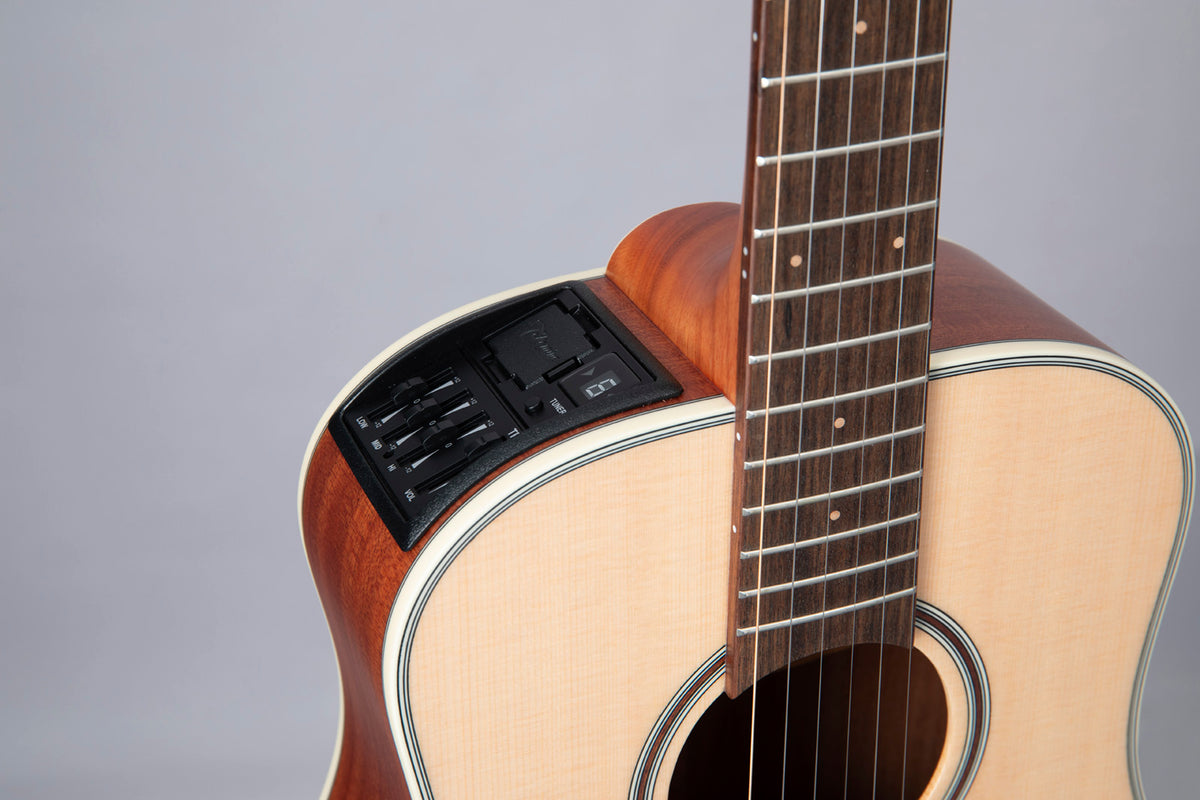 GP3HSE 3/4 Takamini Dreadnought Elektro Naturel Satijn