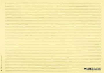 Bloc Papier A Musique A3 - 24 Portees - 25 Feuilles