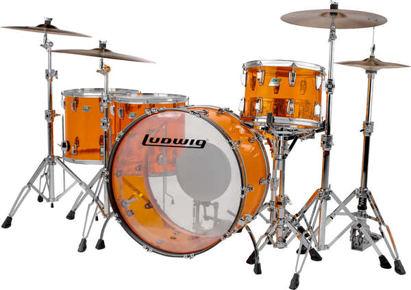 Ludwig Drums L8264Lx47 - Vistalite - Led Zep 26"/5Pcs - Ambre