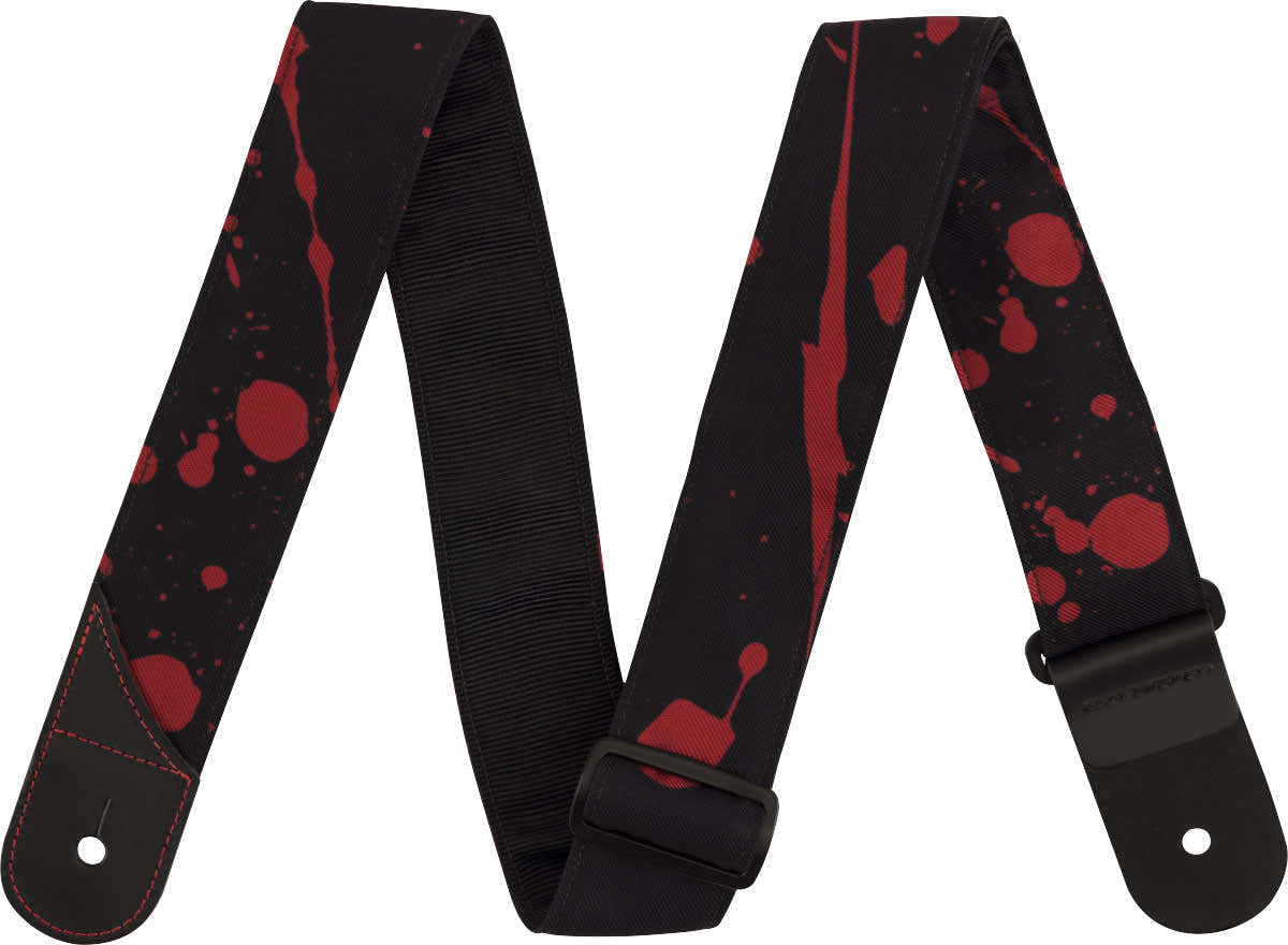 Spatwaterbestendige Riem Zwart en Rood 2" ,33 M)