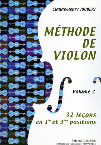 Combre Joubert CLAUDE-henri - Methode De Violon Vol.2