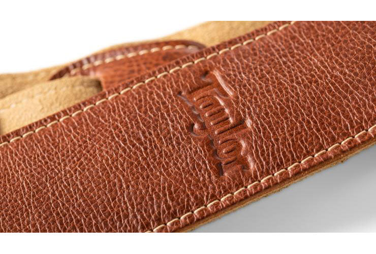 4100-25 Strap Medium Brown Leather Suede Back 2.5"