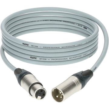M1 Mic Cable Gris 3M XLR 3P. Femelle Male Neutrik