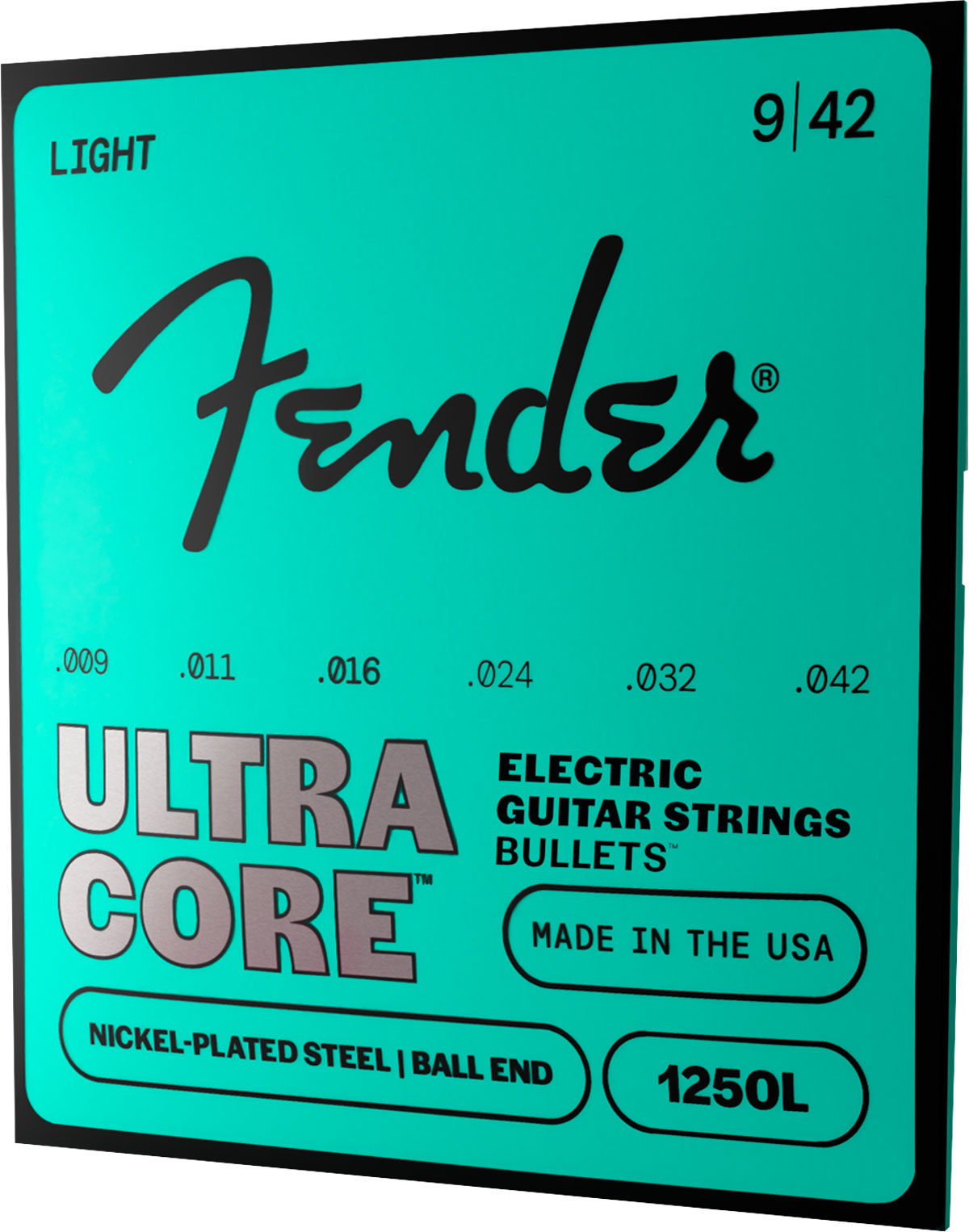 Ultracore vernikkeld staal, kogeleinde, 1250L 09-42, (6)