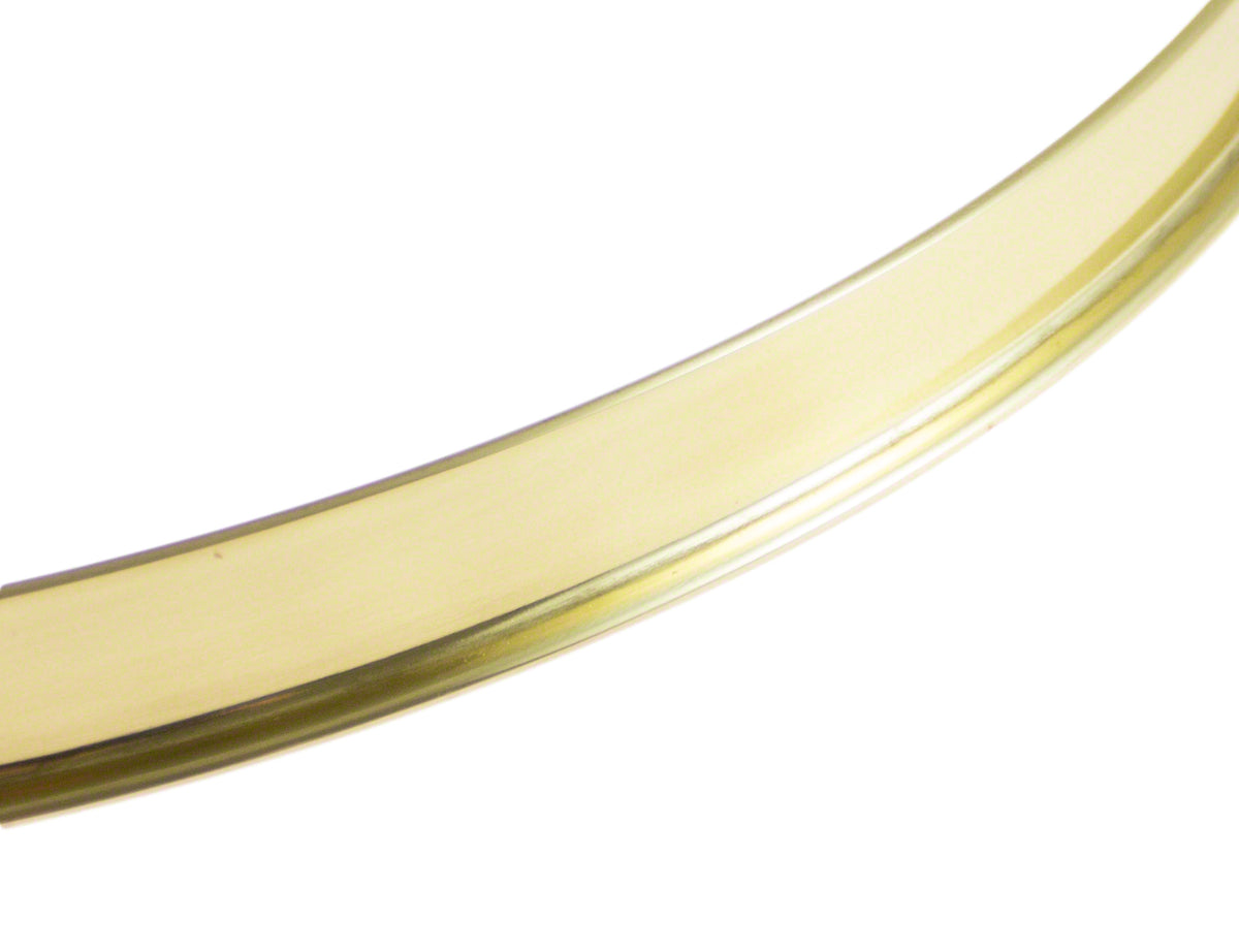 HSFB23-14BR - 14" 2.3MM BRASS SINGLE FLANGE DRUM HOOP