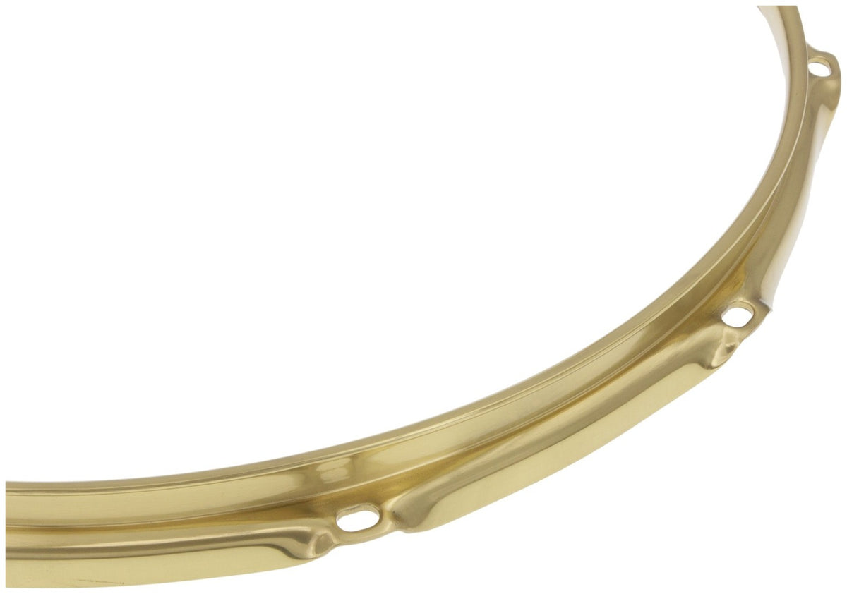 HB25-14-10BR - 14" Drumhoepel 10 Gaten Messing Super Triple Flange 2.5mm