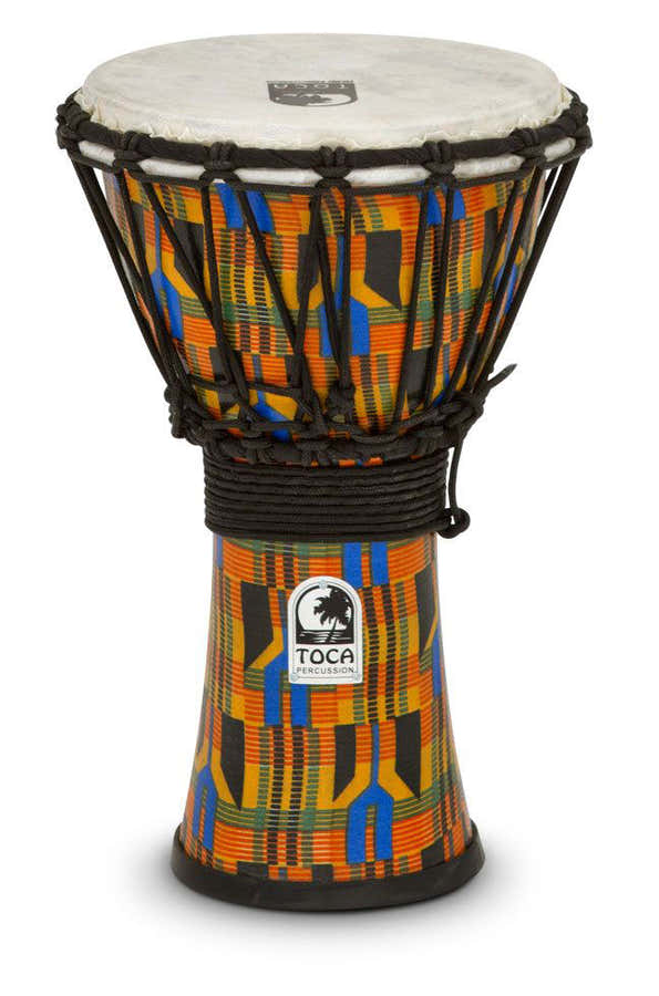 Djembe Freestyle 7'' Kente Cloth - SFDJ-7K