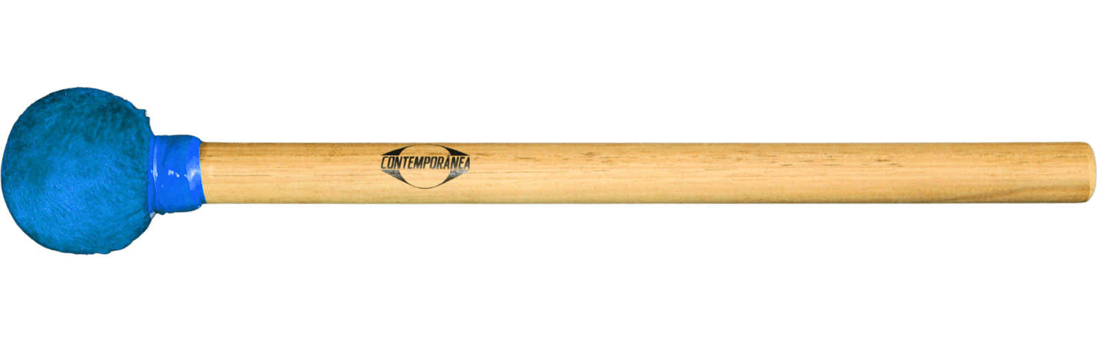 Mailloche de surdo bois 40cm - Bleue