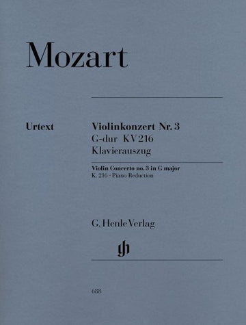 Mozart W.a. - Violin Concerto No. 3 G Major K. 216