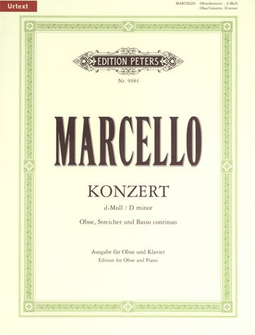 Marcello Alessandro - Oboe Concerto In D Minor - Oboe And Piano