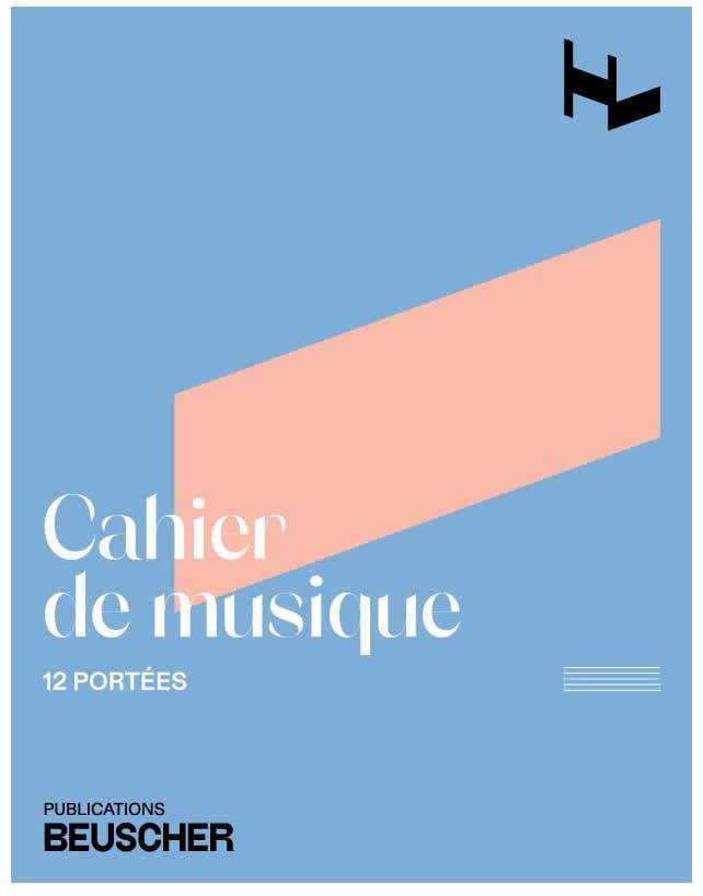 Cahier De Musique 12 Portées (Petit)
