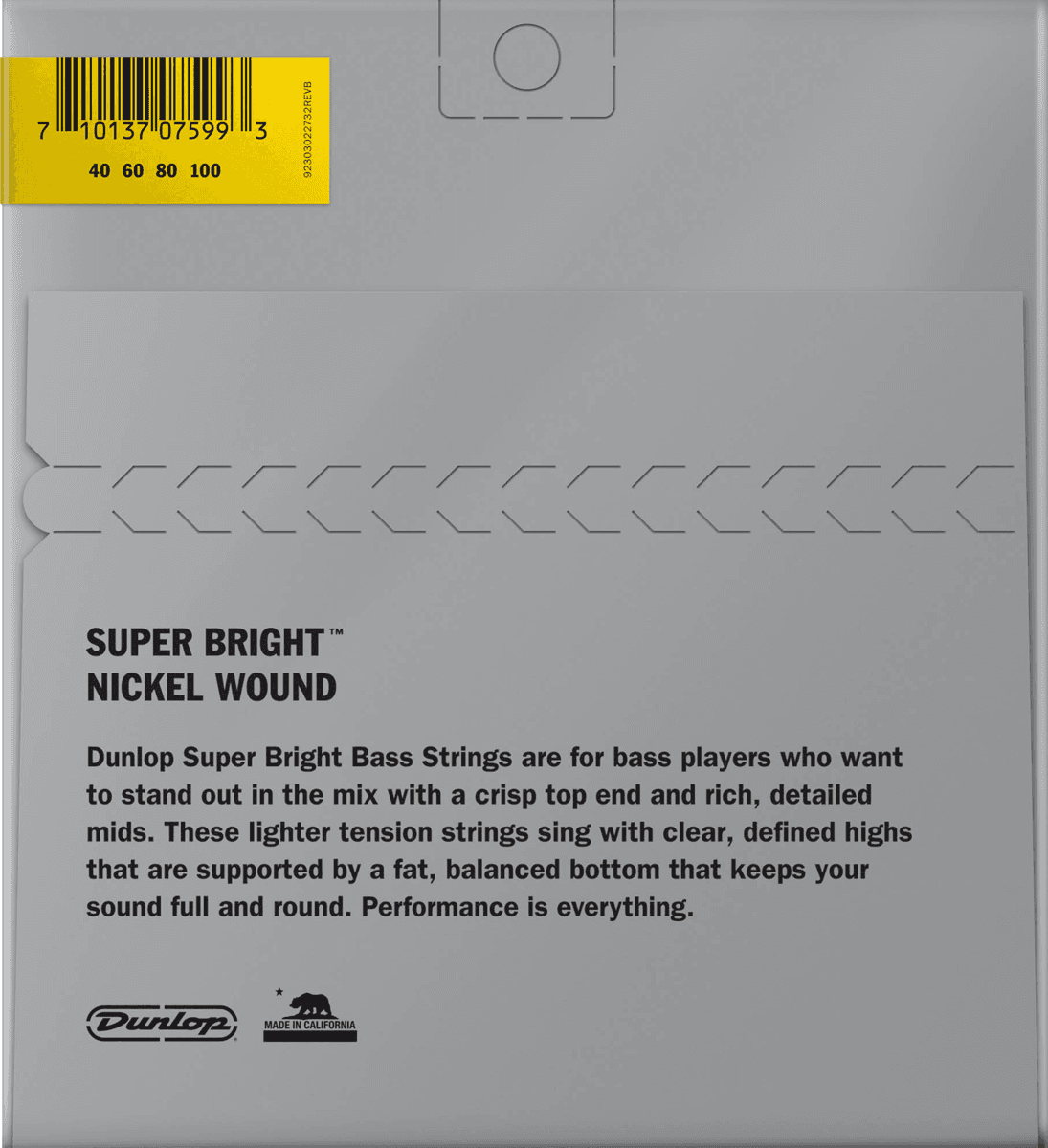 DBSBN40100 Nickel Wound Nickel Plated Steel Light 40-100