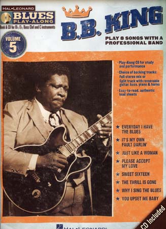 B.B.King - Blues Play Along Vol.5 + Cd - Bb Eb C Instruments