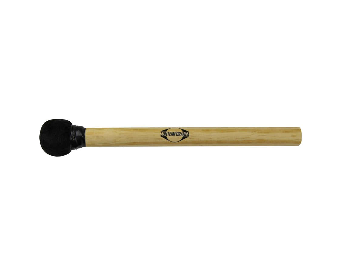 C-BS09 Mailloche De Surdo Noire Bois Petite Tête 30Cm
