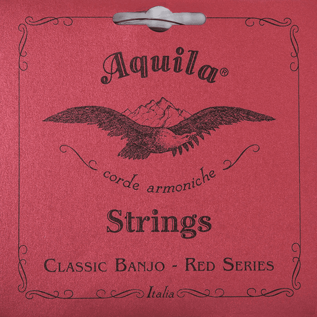 12B Red Jeu Banjo 5 Cordes DCGCG Tirant Medium