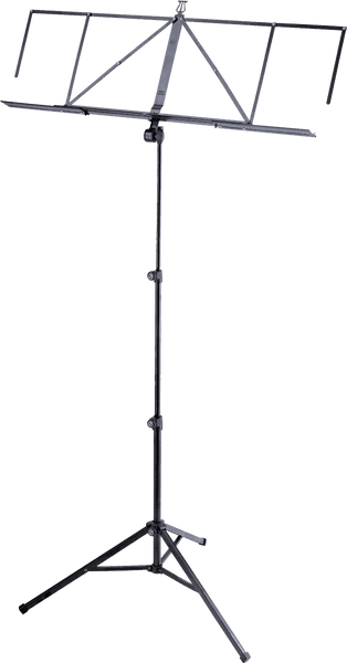 10062 Pupitre Double "robby Plus" Noir Hauteur Reglable de 580 A 1220 MM