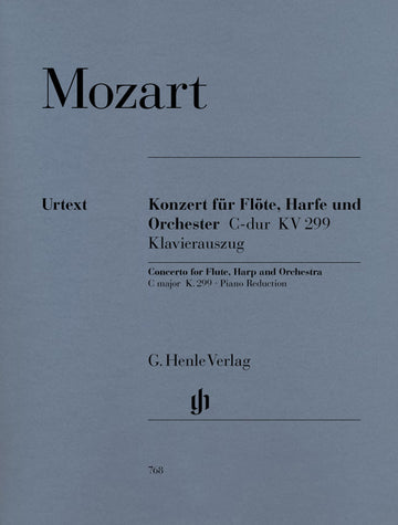 Mozart W.A. - Concerto Do Majeur Kv 299 Flute Harpe & Piano