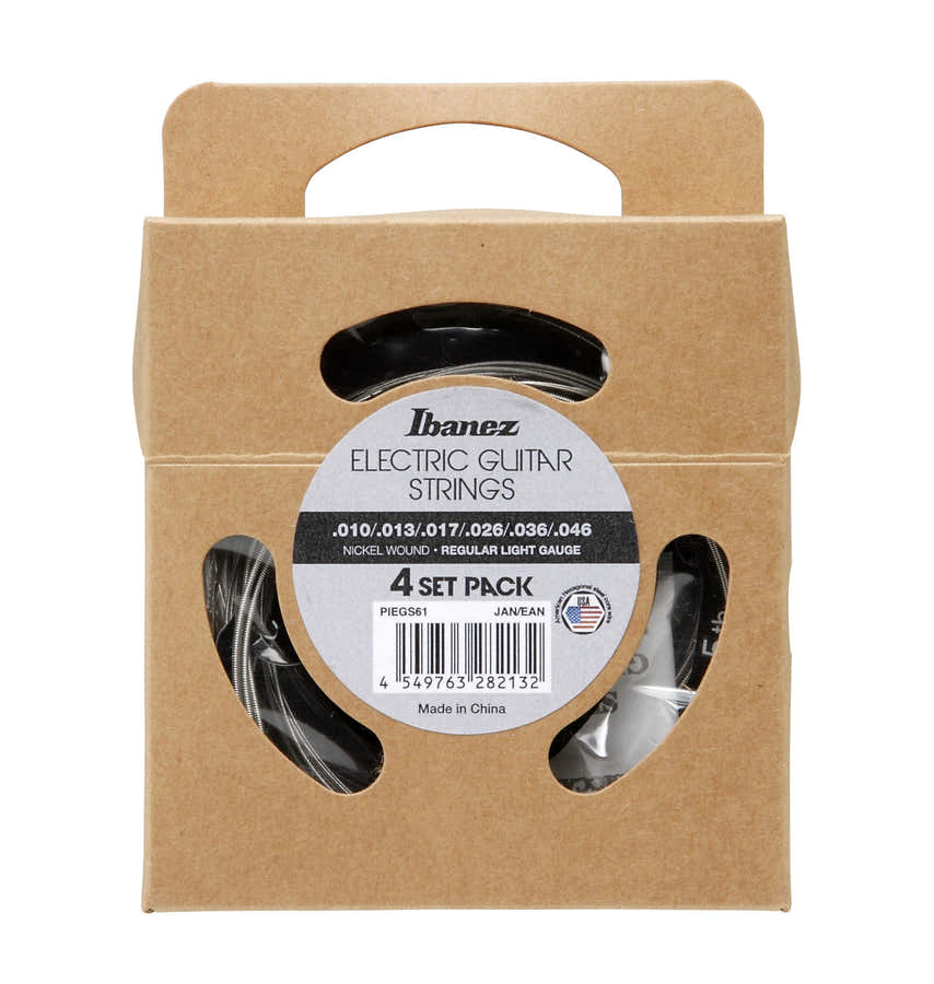 PIEGS61 Nickel Wound Regular Light 10-46 Pack de 4