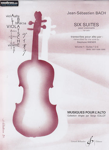 BACH J.S. - Six Suites Pour Alto Vol.1 Suites 1,2,3