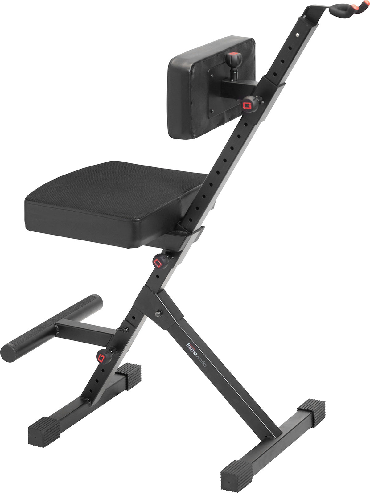 Siège Deluxe Réglable et Stand pour Guitare