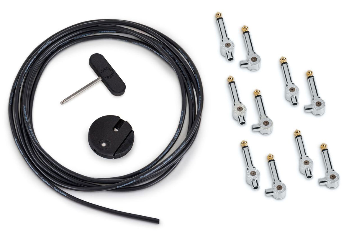 Rockboard Set Solderless 10 Jack Cable 3 M 1 Coupeur 1 Cle CAB-pw-SET-cr