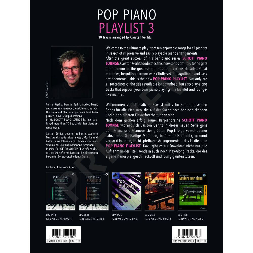 POP PIANO PLAYLIST 3