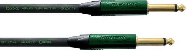 Cable Guitare Jack 3 M Vert
