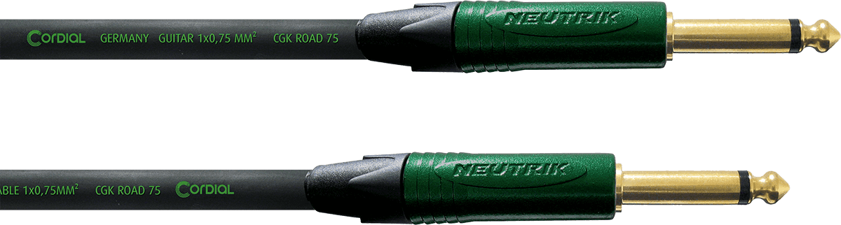 Cable Guitare Jack 3 M Vert