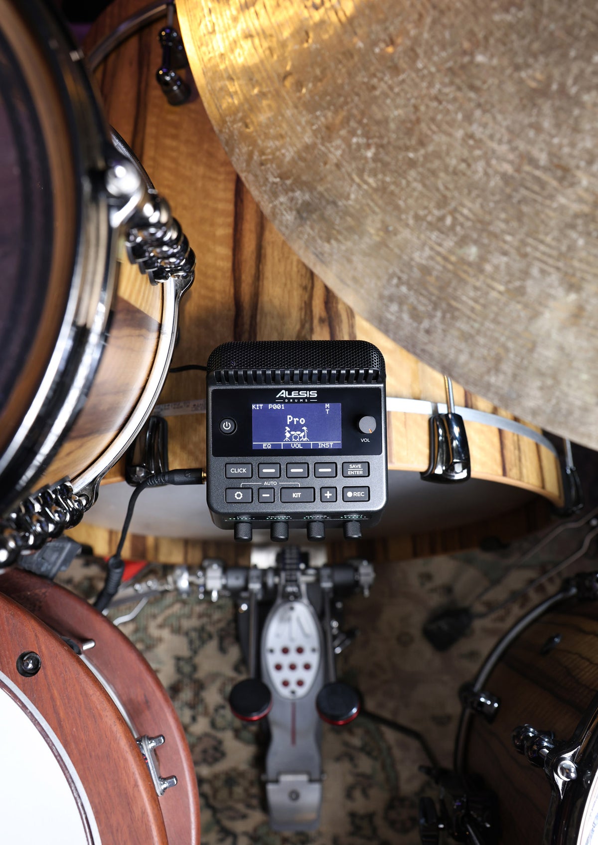 Alles-in-één opname- en streamingmodule voor akoestische drums, USB-C
