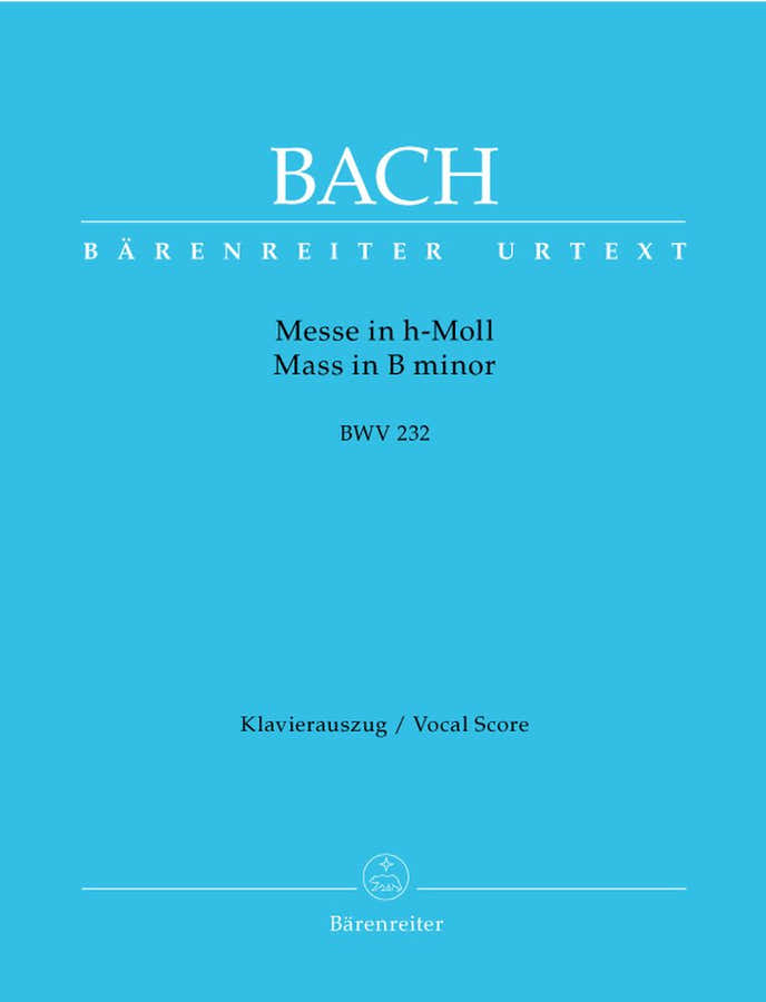 J.S. - Messe En Si Mineur Bwv 232 - Reduction Ch Piano