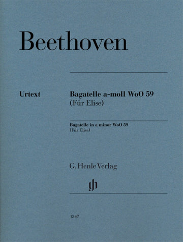 Beethoven L.V. - "for Elise" Piano Piece A Minor Woo 59