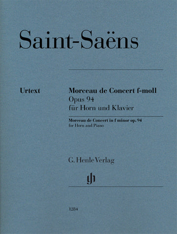 SAINT-saens Camille - Morceau De Concert En Fa Mineur Op.94 - Cor & Piano